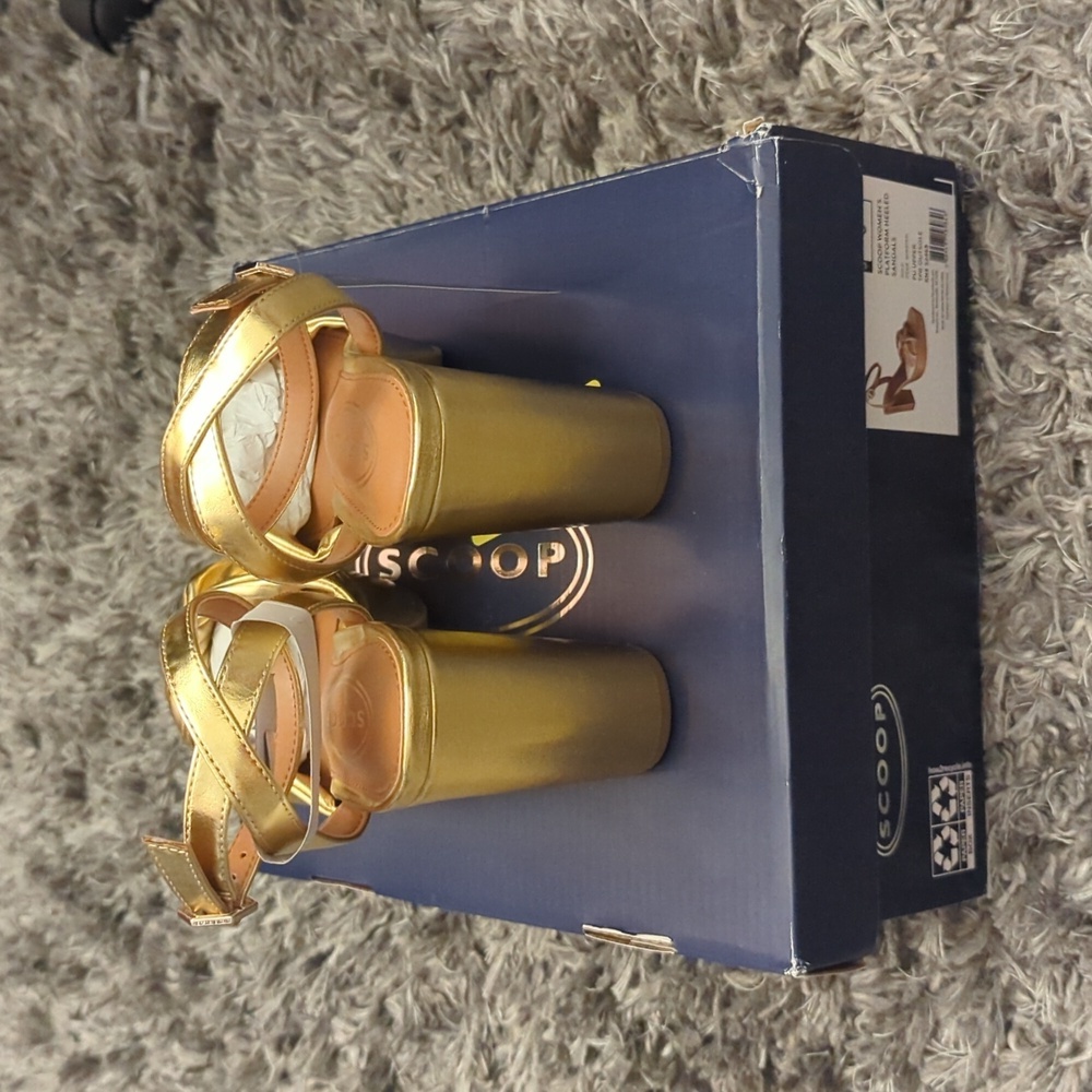 Scoop Women's Platform Heeled Sandals Size 6 - Picture 3 of 5
